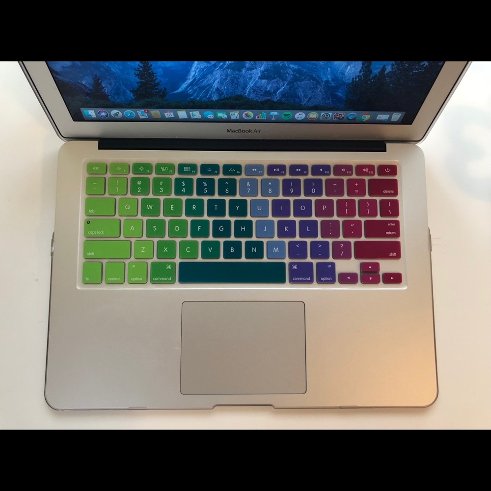 Rainbow silicon keyboard cover